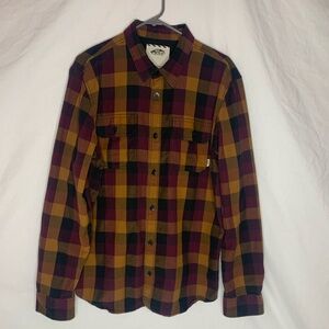 Vans long sleeve shirt sizeXL front flat flap pockets